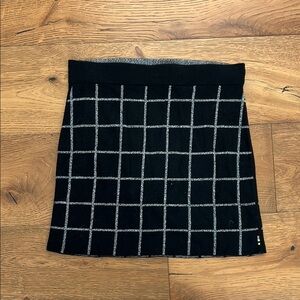 Smartwool Black and White Grid Skirt